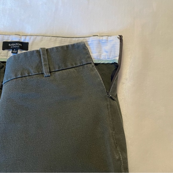 Aritzia Babaton Elliott Bi-Stretch Forest Green Slim Dress Pants - Picture 7 of 9